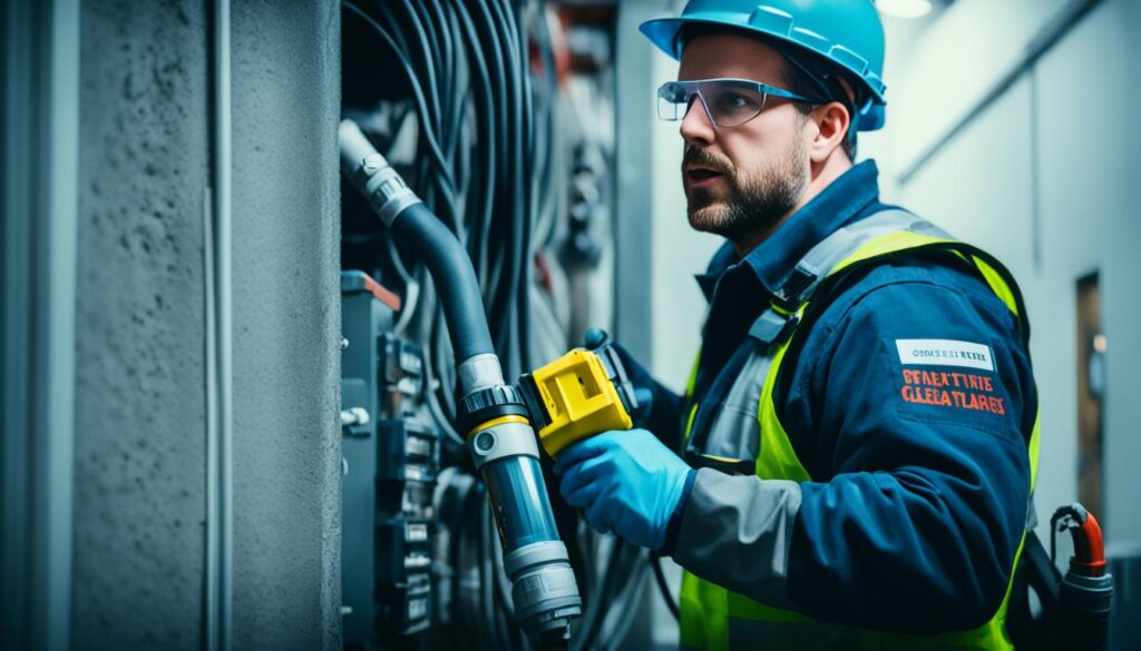 persiapan cleaning ducting