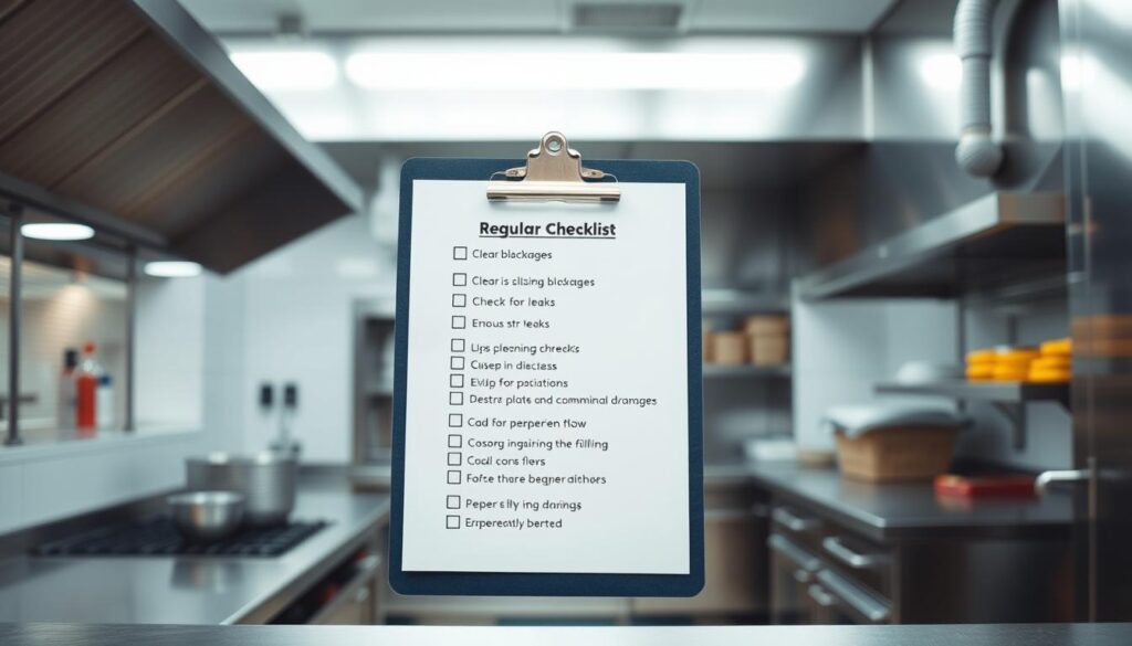 checklist perawatan saluran restoran