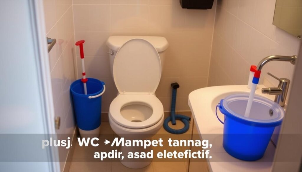 cara aman atasi wc mampet