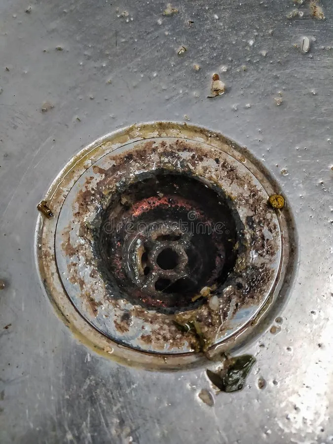 Sisa makanan dan minyak mengendap di dalam pipa dapur, menimbulkan sumbatan