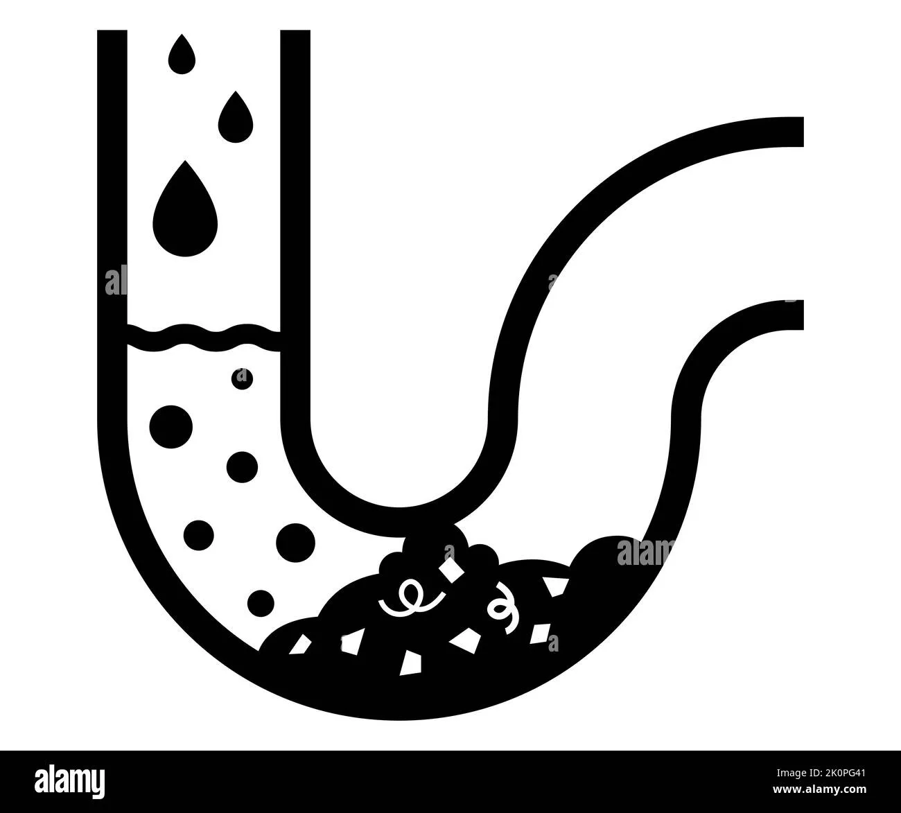 WC mampet air naik, toilet meluap dengan air mengalir ke atas, ilustrasi solusi DIY dan profesional