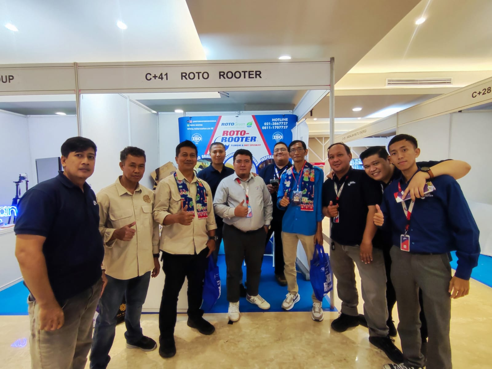 Booth Roto-Rooter Hadir di Gathering & Anniversary ACE DKI Jakarta ke-7 1 Roto-Rooter Indonesia edukasi layanan perawatan saluran untuk HORECA dan gedung